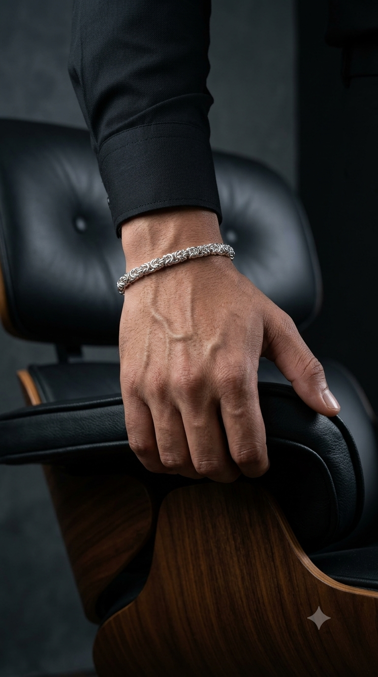 Sterling Luxe Men's Link Bracelet