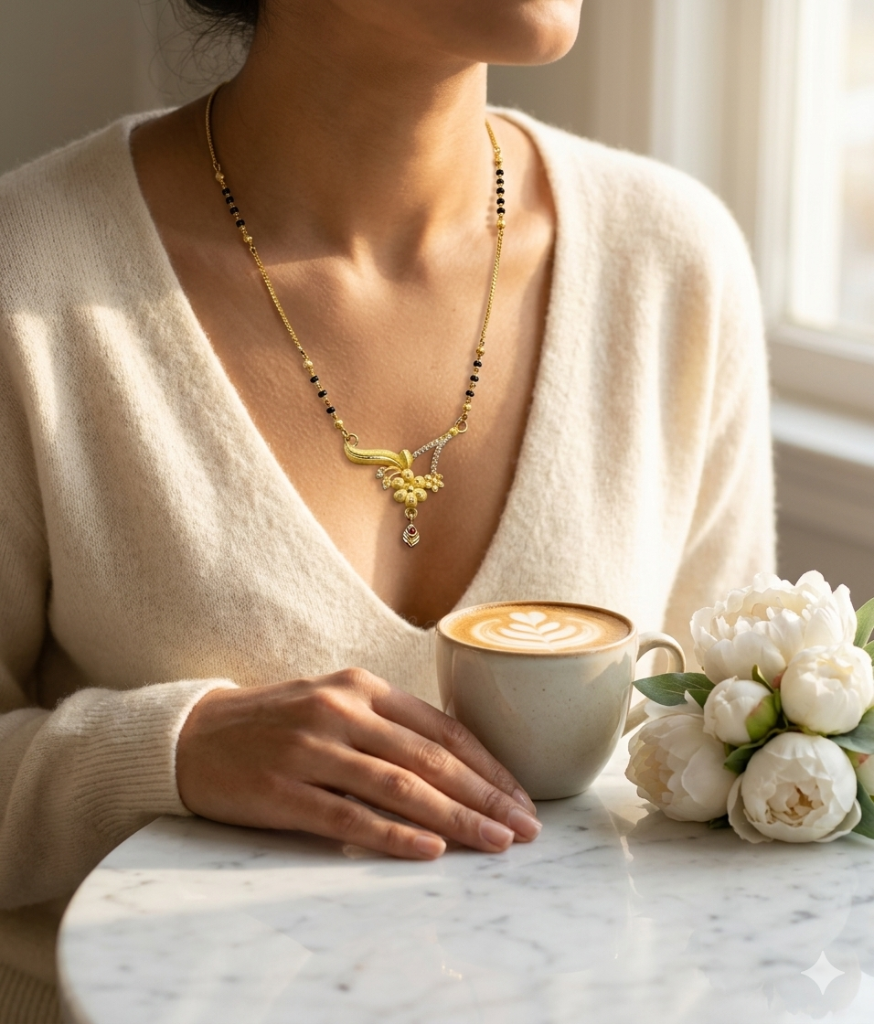 Golden Bloom Grace Mangalsutra