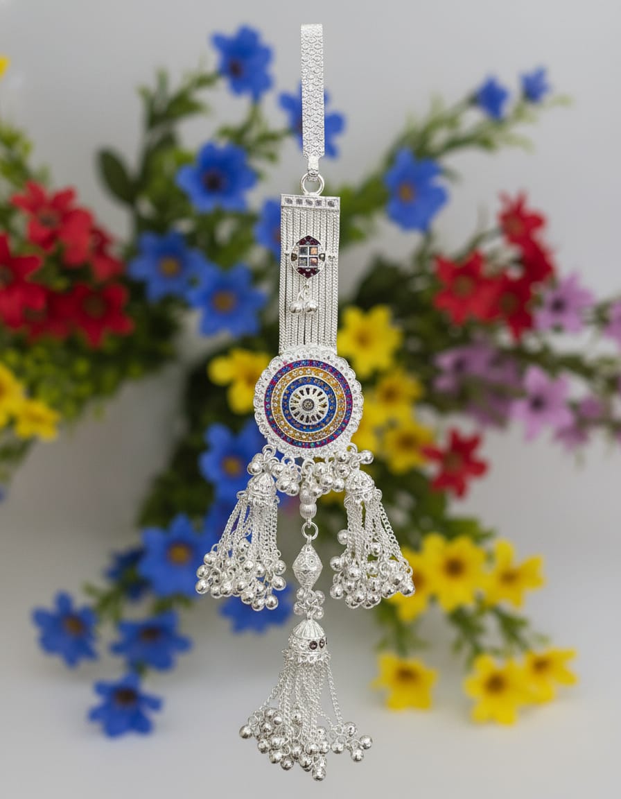 Rangrez Royal Tassel Oxidised juda