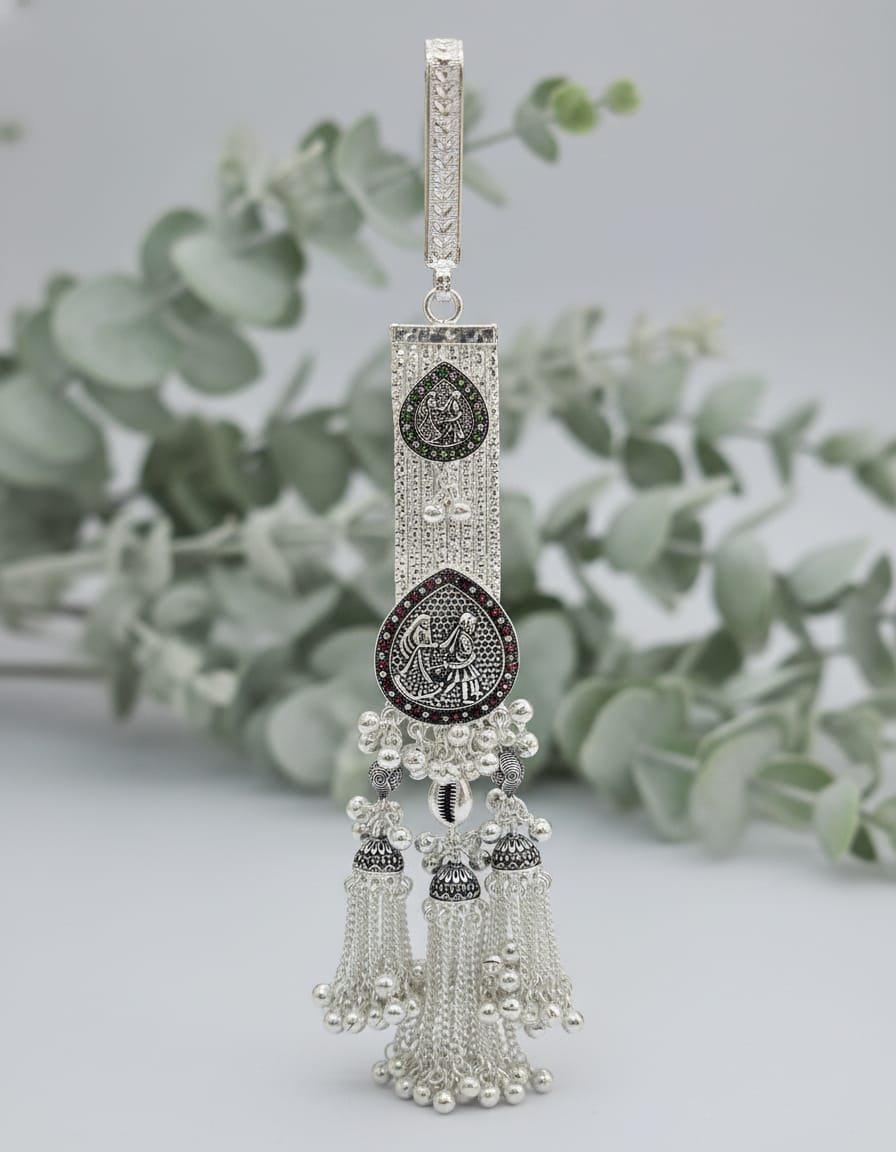 Meher Raas Oxidised Tassel Juda