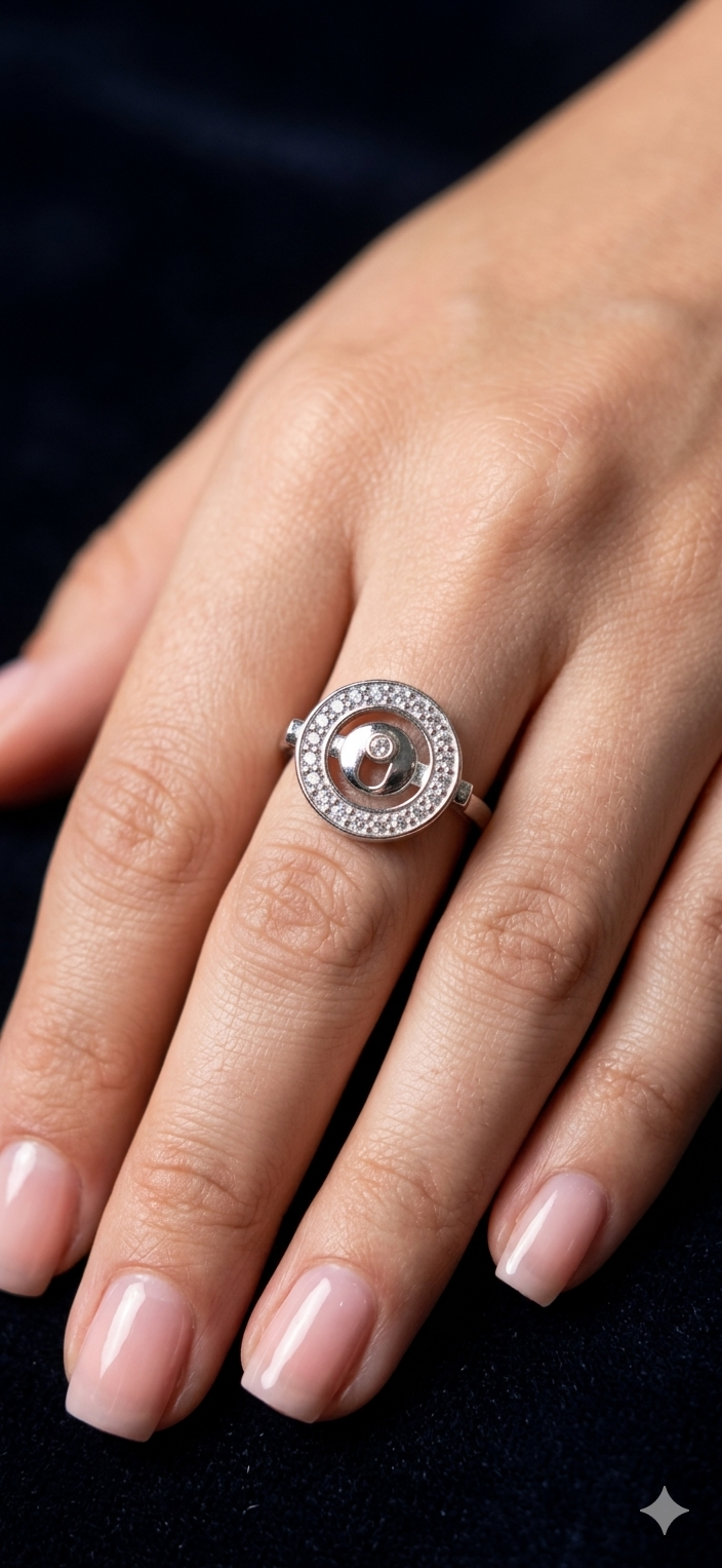 Aurora Halo Luxe Statement Ring
