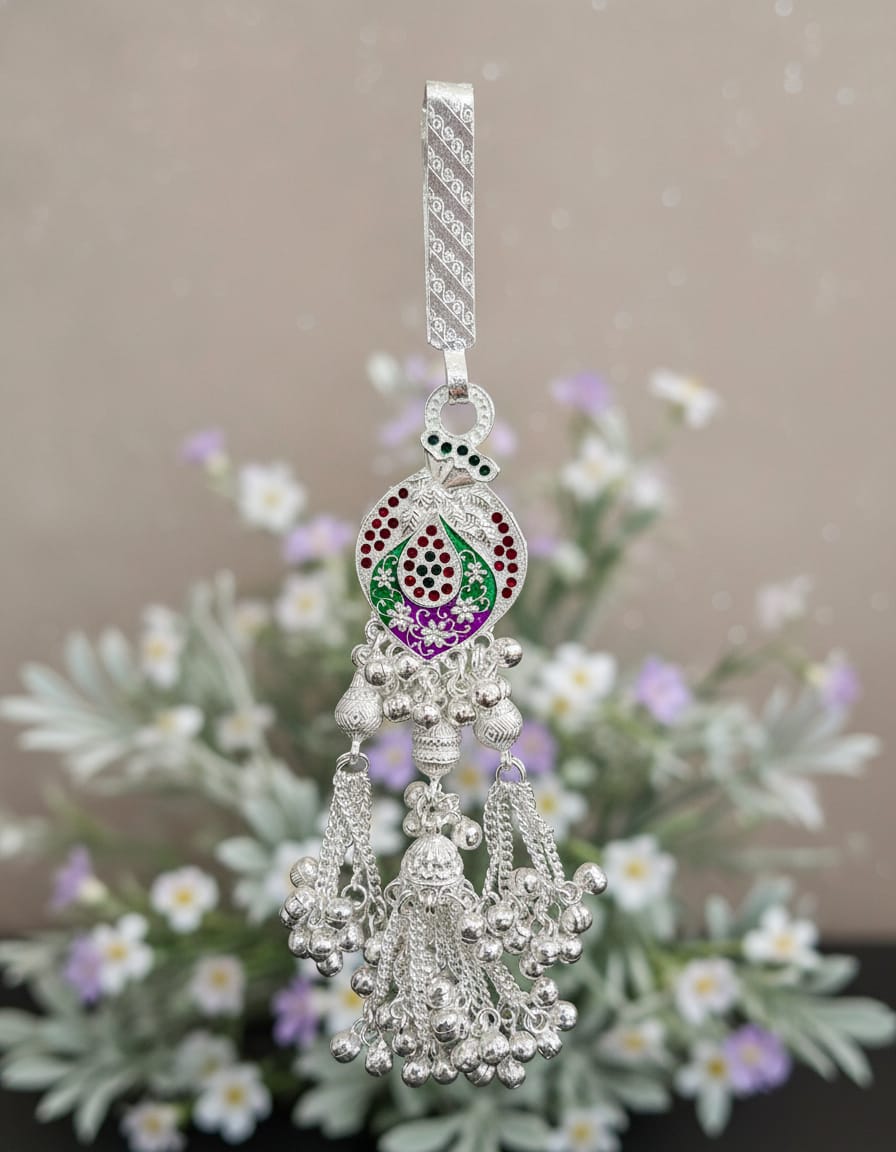 Regal Multicolor Tassel Ethnic Juda